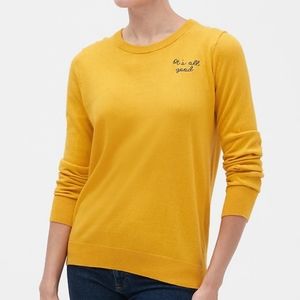 Graphic Crewneck Pullover Sweater